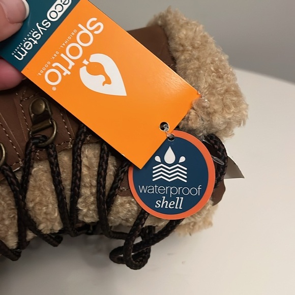 SPORTO NWT Duck Boots Waterproof Faux Fur Winter boots Women's Sz 7.5M - Picture 12 of 12